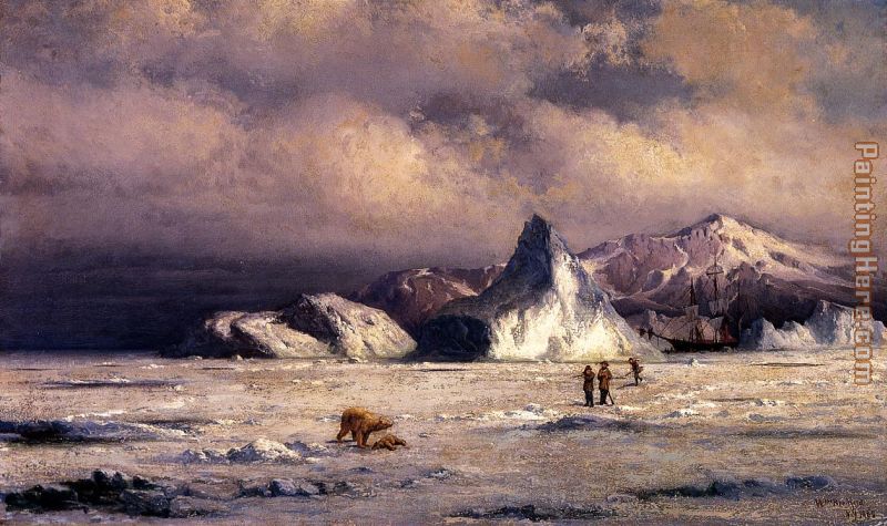 Arctic Invaders painting - William Bradford Arctic Invaders art painting